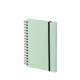 Rössler SOHO zápisník A5, 80 listov, špirálový, s gumičkou, mentolová zelená