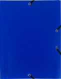 Exacompta obal na spisy s gumičkou A4, modrý PP