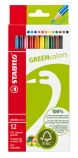 STABILO GREENcolors súprava farbičiek 12 ks