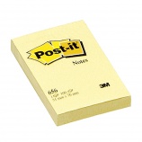 3M Post-it samolepiace bločky 51x76mm,100listov,žltý pastel,12bal.