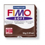 FIMO Soft hlina, 56g, hnedá