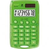 Rebell  8 cif.vrecková kalkulačka, solárna+bater,zelená