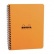 Clairefontaine Rhodia Classic oranžový špirál.zošit linajkový 80listov, 16x21cm