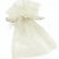 KnorrPrandell organza vrecúško 13x10cm, krémové