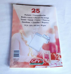 GPV 25ks balenie, taška, biela, silikonová 90g, TC/4