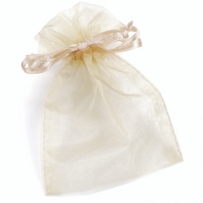 KnorrPrandell organza vrecúško 13x10cm, lososové