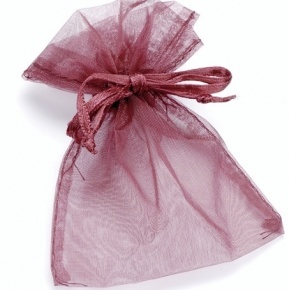 KnorrPrandell organza vrecúško 13x10cm, bordové