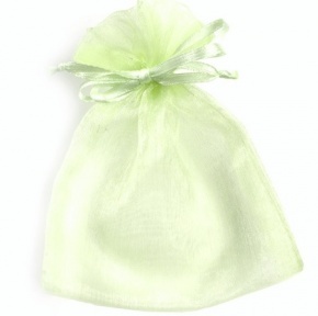 KnorrPrandell organza vrecúško 13x10cm, zelené