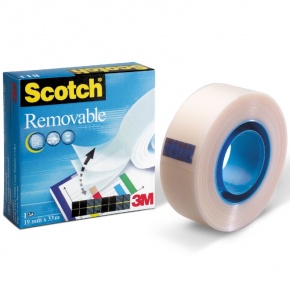 3M Scotch Magic odnímateľná lepiaca páska 19mmx33m, odnímateľným lepidlom