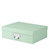 Rössler SOHO úložný box s držiakom (25x33x10 cm) mentolová zelená