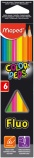 Maped far.ceruzky (6 ks/krabica) color peps/ fluo