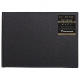 Clairefontaine goldline zošit 21 x 14,8 cm, 140g, 64 strán, čierny