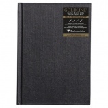Clairefontaine goldline zošit 10,5 x 14,8 cm, 140g, 64 strán, čierny