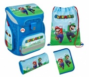 Scooli školská taška (5 dielny set), EasyFit, Super Mario